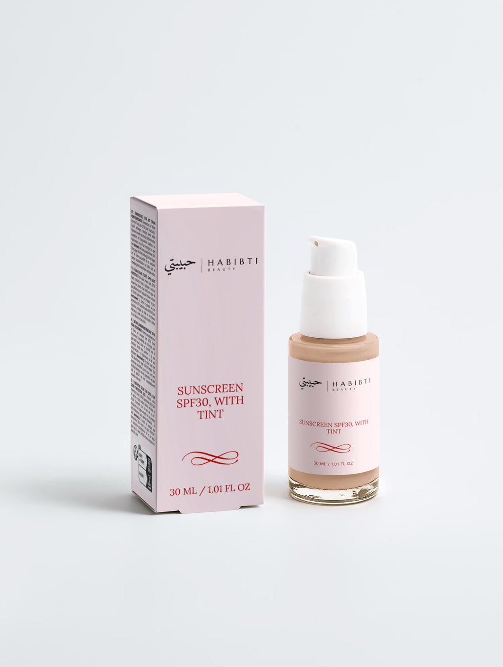 Sunscreen SPF30, with tint